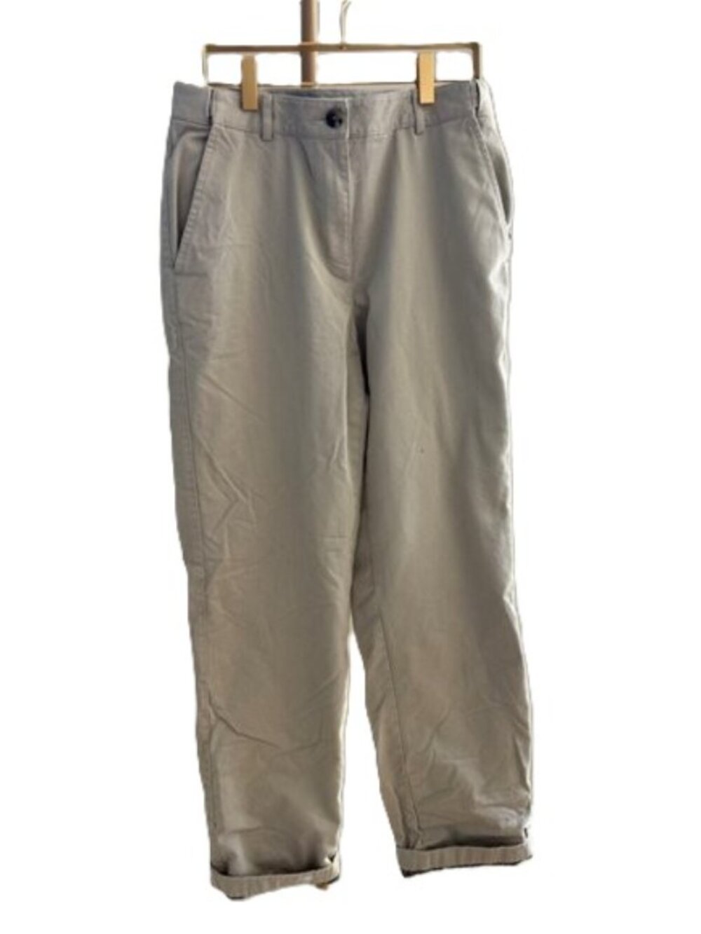 L.L. Bean Classic Fit Fleece-Lined Khakis Women’s Size 6 Straight Leg Winter